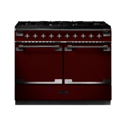 Rangemaster Elise SE 110cm Dual Fuel 94330 Range Cooker in Cherry Red with 6 Burner FSD Hob